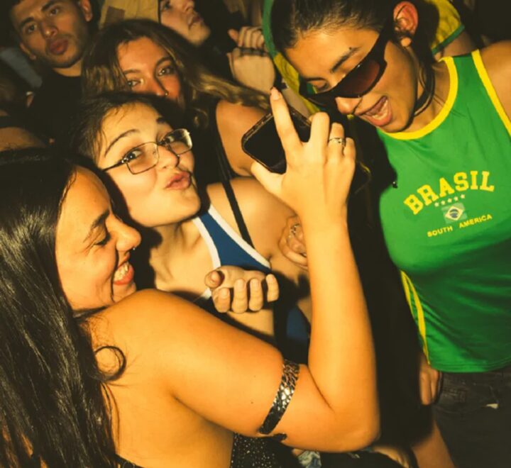 Friends dancing at an Afters night